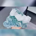 Natural Phantom Fluorite and Flaky Calcite Symbiosis comes from Fujian,China 180*130*60MM - image 2