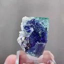 Natural Phantom Fluorite and Jamstenite coexist comes from Yaogangxian,Hunan 25*20*25MM - image 2