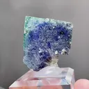 Natural Phantom Fluorite and Jamstenite coexist comes from Yaogangxian,Hunan 25*20*25MM - image 1