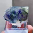 Natural Phantom Fluorite and Quartz coexist comes from Yaogangxian,Hunan 45*30*30MM - image 1