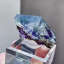 Natural Phantom Fluorite and Quartz coexist comes from Yaogangxian,Hunan 45*30*30MM - image 5
