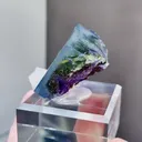 Natural Phantom Fluorite and Quartz coexist comes from Yaogangxian,Hunan 45*30*30MM - image 3