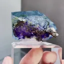 Natural Phantom Fluorite and Quartz coexist comes from Yaogangxian,Hunan 45*30*30MM - image 4