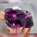 Natural Phantom Fluorite and Quartz coexist comes from Yindu,Inner Mongolia 145*40*85MM - image 5