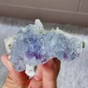 Natural Phantom Fluorite and Quartz comes from Yaogangxian,Hunan 80*60*20MM - image 3