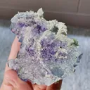 Natural Phantom Fluorite and Quartz comes from Yaogangxian,Hunan 80*60*20MM - image 4