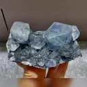 Natural Phantom Fluorite and Quartz Symbiosis comes from Fujian,China 105*60*50MM - image 4
