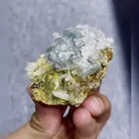 Natural Phantom Fluorite and Quartz Symbiosis comes from Yaogangxian,Hunan 70*60*40MM - image 2