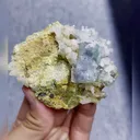 Natural Phantom Fluorite and Quartz Symbiosis comes from Yaogangxian,Hunan 70*60*40MM - image 3