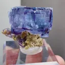 Natural Phantom Fluorite coexists with Mica comes from Yaogangxian,Hunan 40*30*30MM - image 1