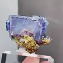 Natural Phantom Fluorite coexists with Mica comes from Yaogangxian,Hunan 40*30*30MM - image 5
