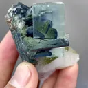 Natural Phantom Fluorite coexists with Wolframite and Quartz comes from Yaogangxian,Hunan 40*50*30MM - image 3
