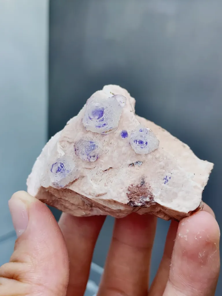 Natural Phantom Fluorite comes from Fujian,China 48*30*45MM - image 2