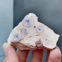 Natural Phantom Fluorite comes from Fujian,China 48*30*45MM - image 2
