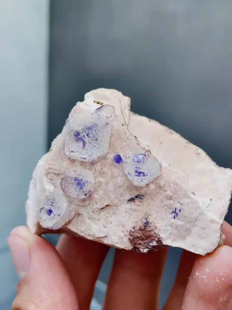 Natural Phantom Fluorite comes from Fujian,China 48*30*45MM - image 3