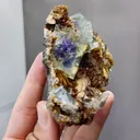 Natural Phantom Fluorite comes from Yaogangxian,Hunan 105*45*70MM - image 3