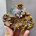 Natural Phantom Fluorite comes from Yaogangxian,Hunan 105*45*70MM - image 2