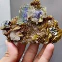 Natural Phantom Fluorite comes from Yaogangxian,Hunan 105*45*70MM - image 4
