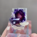 Natural Phantom Fluorite comes from Yindu,Inner Mongolia 20*20*20MM - image 2