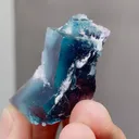 Natural Phantom Fluorite  comes from Yindu,Inner Mongolia 25*20*40MM - image 2