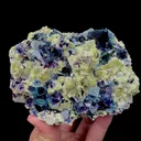 Natural Phantom Fluorite Mineral Specimen,High Quality Specimen,YINDU,INNER MONGOLIA,CHINA(120*95*50mm) - image 1