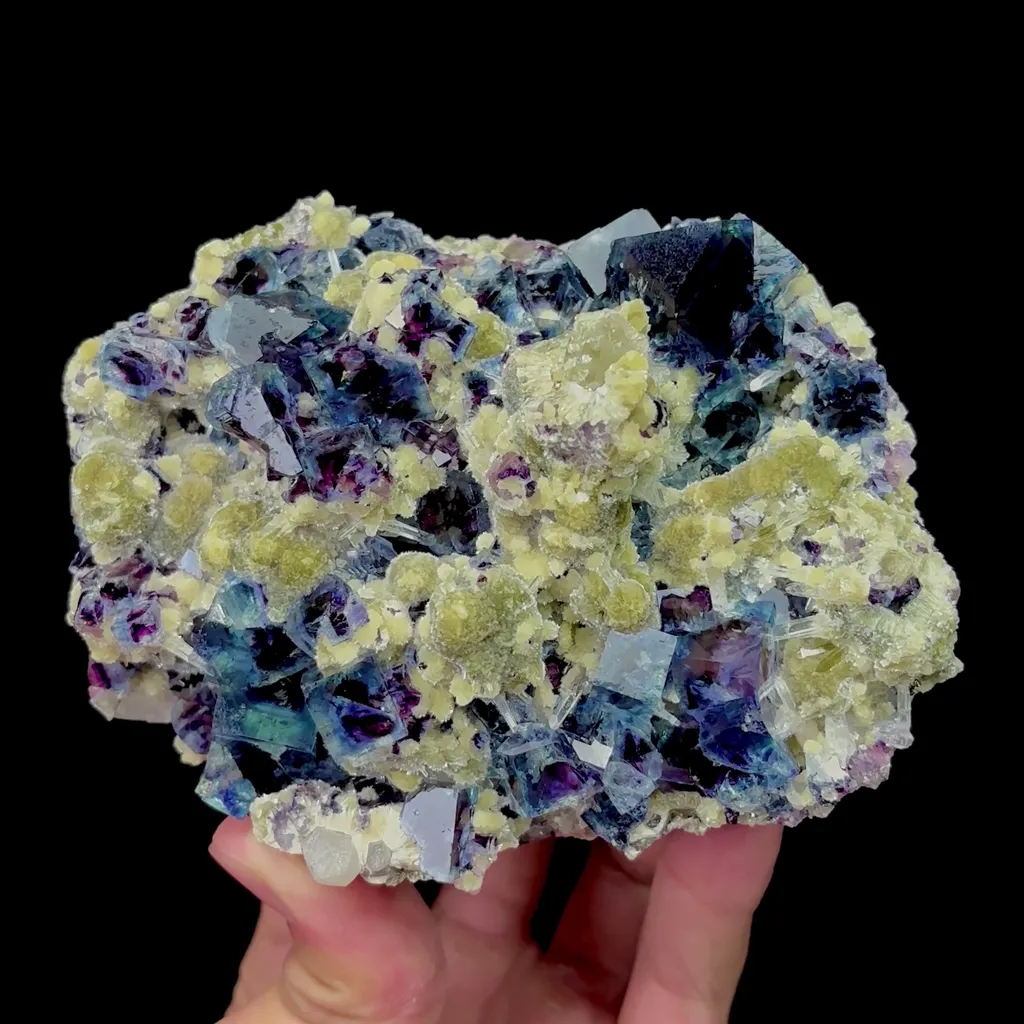 Natural Phantom Fluorite Mineral Specimen,High Quality Specimen,YINDU,INNER MONGOLIA,CHINA(120*95*50mm) - image 4
