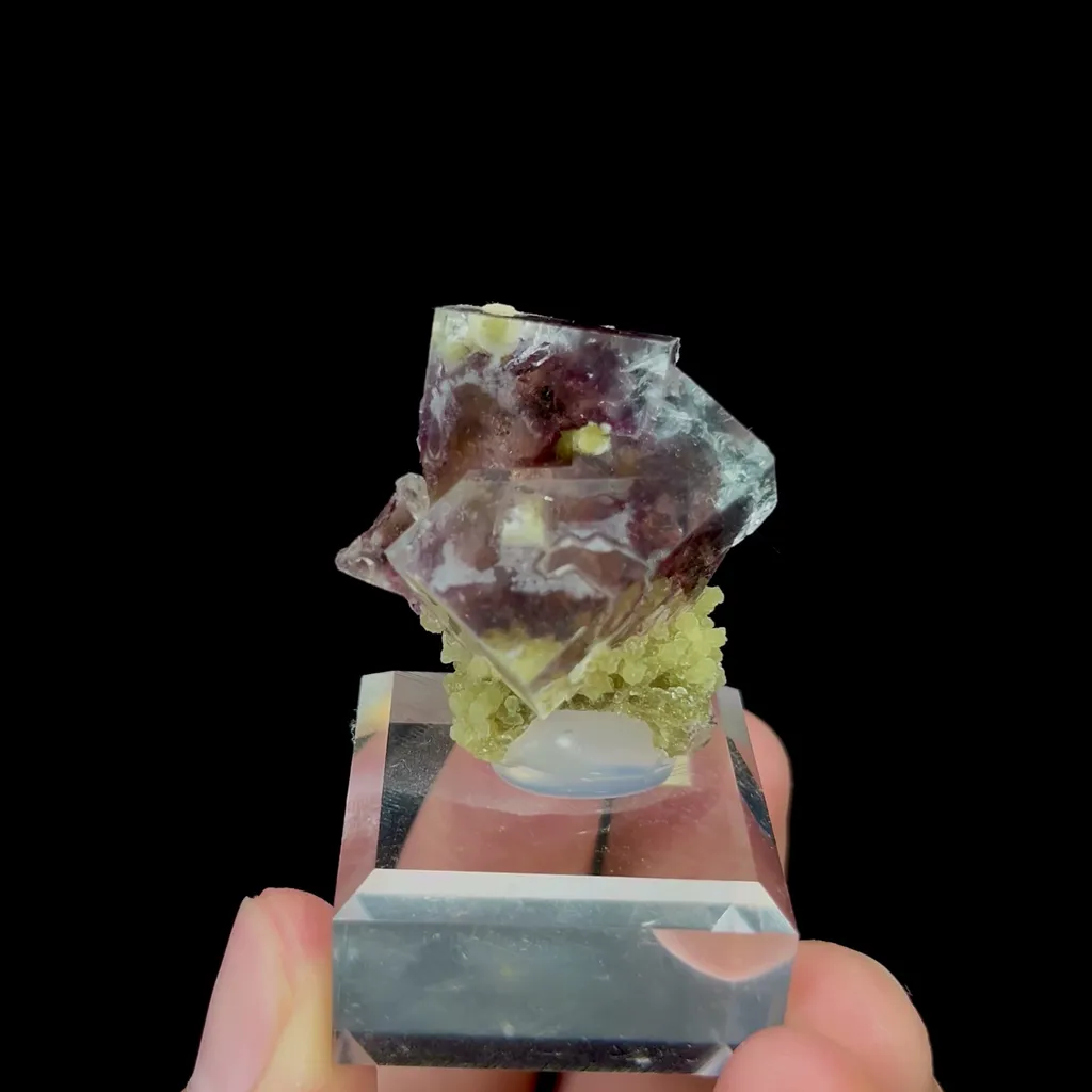 Natural Phantom Fluorite Mineral Specimen,High Quality Specimen,YINDU,INNER MONGOLIA,CHINA(30*21*30mm) - image 4