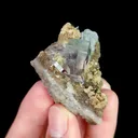 Natural Phantom Fluorite with Calcite and Siderite, Mineral Specimen:Yaogangxian,Hunan (45*35*25MM) - image 3