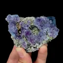 Natural Phantom Fluorite,Cube Mineral Specimen,High Quality Specimen:YINGDU,China (75*50*24mm) - image 1
