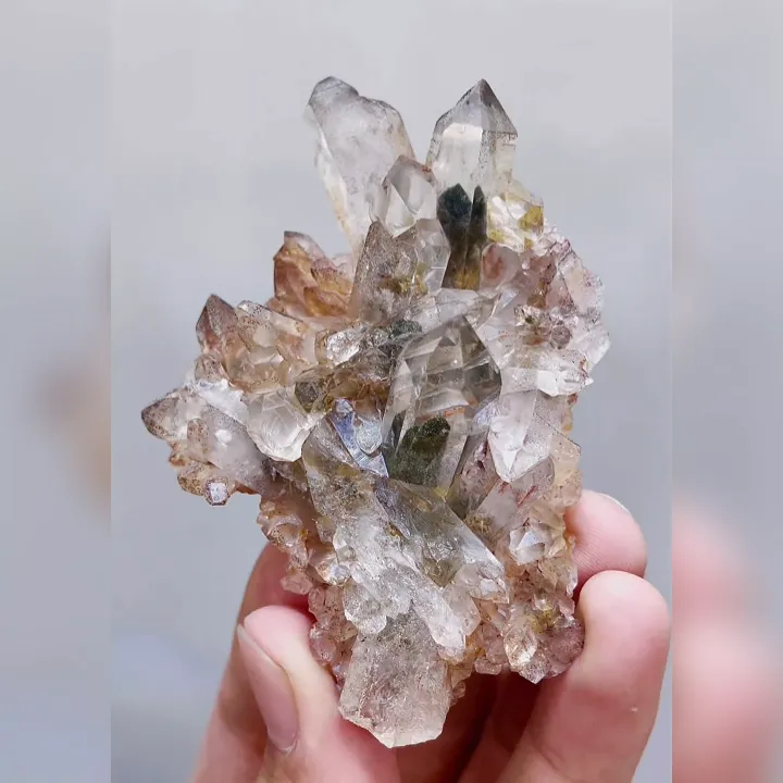 Natural Phantom Quartz comes from Brazil 50*80*20MM - image 5