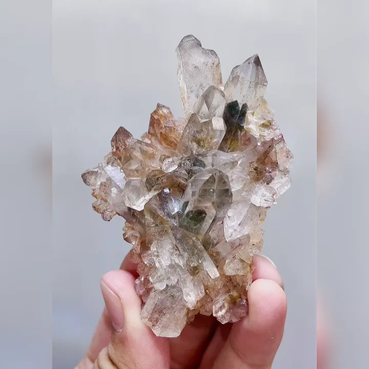 Natural Phantom Quartz comes from Brazil 50*80*20MM - image 6