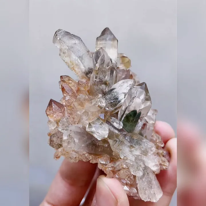 Natural Phantom Quartz comes from Brazil 50*80*20MM - image 3