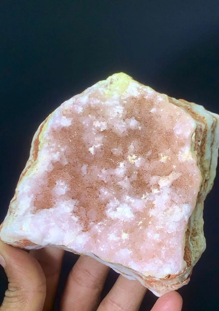 Natural Pink Aragonite Specimen, Raw Aragonite, Aragonite Jewelry, Aragonite Cluster, Minerals Specimen From Afghanistan - - image 2