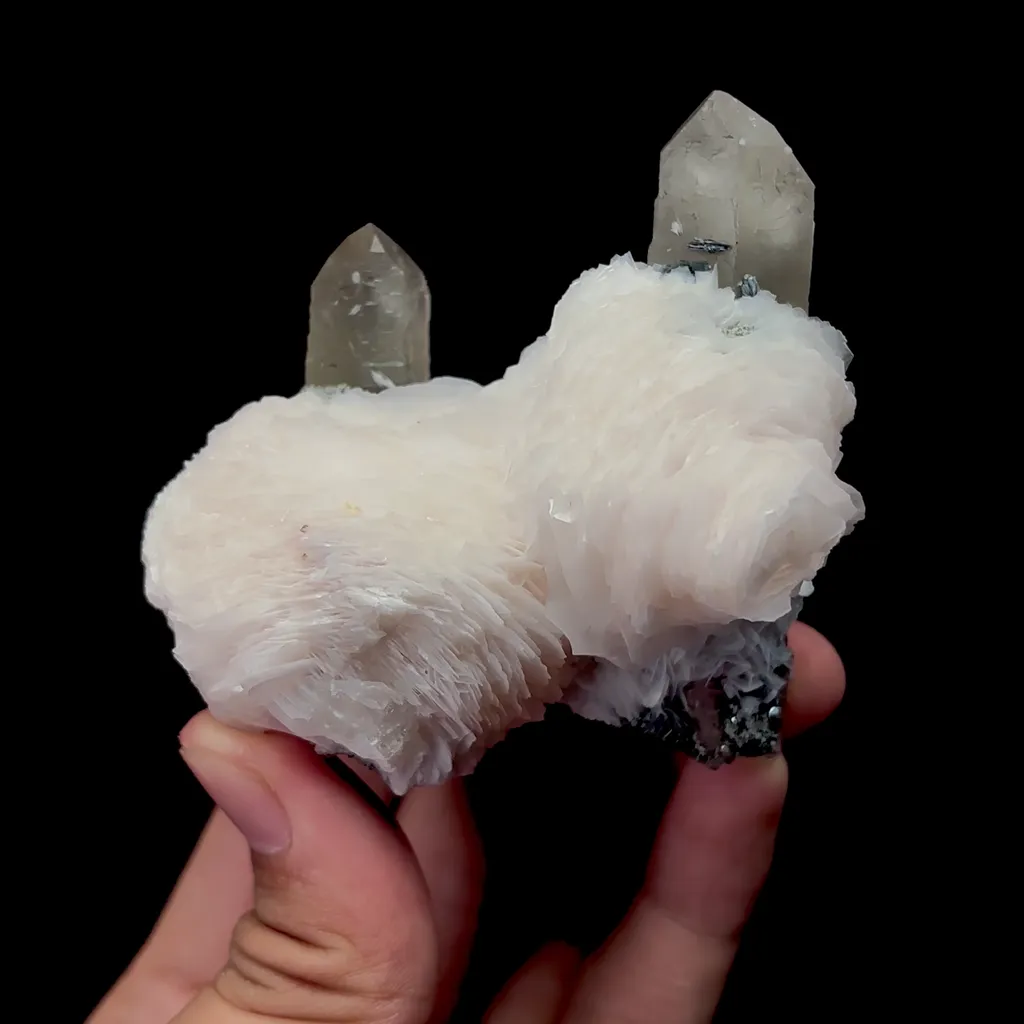Natural Pink Calcite and Crystal Mineral Specimen,High Quality Specimen,DONGWU BANNER,INNER MONGOLIA,CHINA(81*57*75mm) - image 5