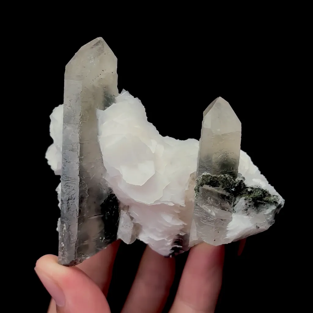 Natural Pink Calcite and Crystal Mineral Specimen,High Quality Specimen,DONGWU BANNER,INNER MONGOLIA,CHINA(81*57*75mm) image