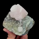 Natural Pink Calcite and Fluorite, Mineral Specimen:Fujian,China (90*70*65MM) - image 2