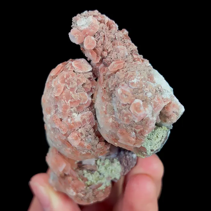 Natural Pink Calcite and Quartz, Mineral Specimen: Inner Mongolia,China (55*50*60MM) - image 4