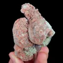 Natural Pink Calcite and Quartz, Mineral Specimen: Inner Mongolia,China (55*50*60MM) - image 4