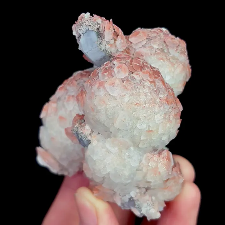 Natural Pink Calcite and Quartz, Mineral Specimen: Inner Mongolia,China (55*50*60MM) - image 5