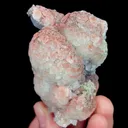 Natural Pink Calcite and Quartz, Mineral Specimen: Inner Mongolia,China (55*50*60MM) - image 2