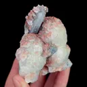 Natural Pink Calcite and Quartz, Mineral Specimen: Inner Mongolia,China (55*50*60MM) - image 3