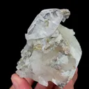 Natural Pink Calcite and Quartz, Mineral Specimen:Daye,Hubei (80*65*45MM) - image 3