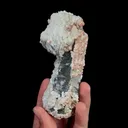 Natural Pink Calcite and Quartz, Mineral Specimen:Inner Mongolia,China (50*115*45MM) - image 4