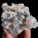 Natural Pink Calcite and Quartz, Mineral Specimen:Yaogangxian,Hunan (55*60*30MM) - image 3