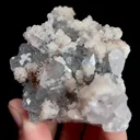 Natural Pink Calcite and Quartz, Mineral Specimen:Yaogangxian,Hunan (55*60*30MM) - image 2