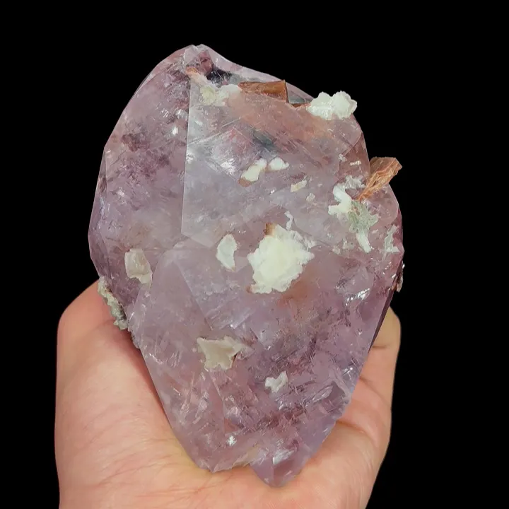 Natural Pink Calcite, Mineral Specimen:Daye,Hubei (80*110*60MM) image