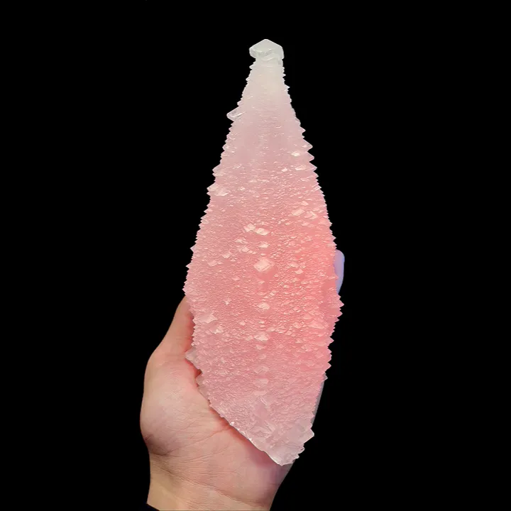 Natural Pink Calcite, Mineral Specimen:Fujian,China (85*200*105MM) image