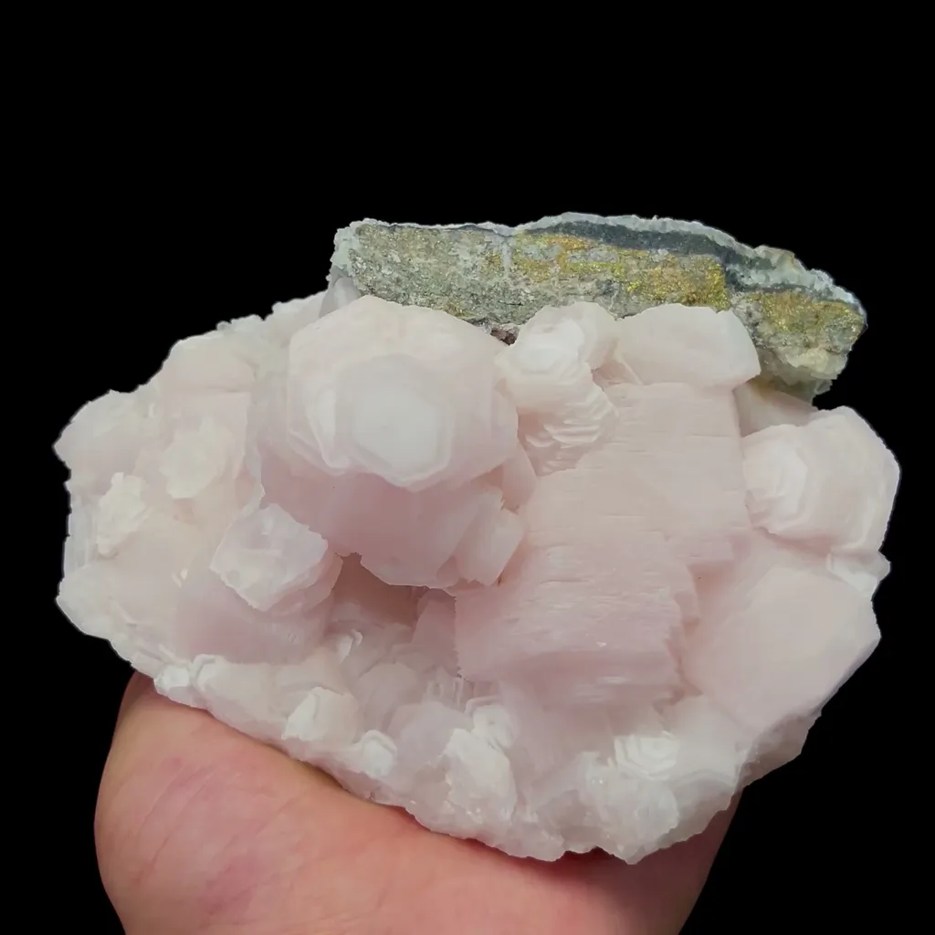 Natural Pink Coin Calcite Mineral Specimen,High Quality Specimen,FUJIAN,CHINA(137*100*84mm) image