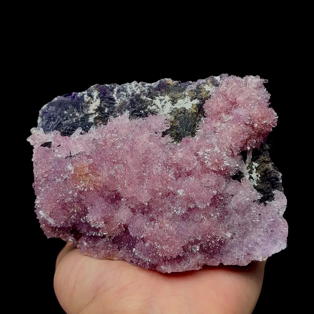 Natural Pink Creedite Mineral Specimen,High Quality Specimen,GUIZHOU,CHINA(105*86*50mm) - image 4
