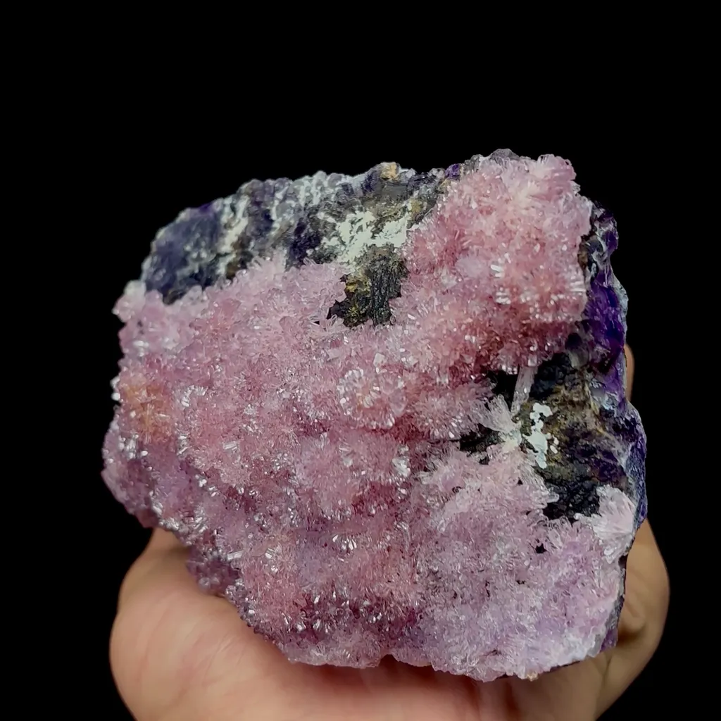 Natural Pink Creedite Mineral Specimen,High Quality Specimen,GUIZHOU,CHINA(105*86*50mm) - image 5